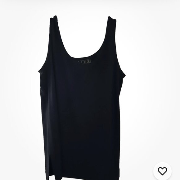 Alex Evenings Rhinestone Trim Twinset, Tank &Jacket, Navy, Sz 10P, Evening Wear - Picture 3 of 5